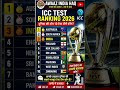 दुनिया की टॉप 10 टेस्ट टीमें 2026 ICC Ranking Update#ICCTestRanking#ICC #AwaazIndiaHaq