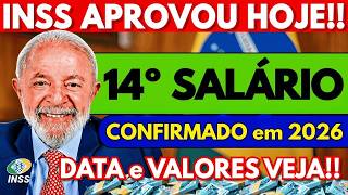 ✅CONFIRMADO EM 2026: INSS vai PAGAR o 14º Salário PARA TODOS?! ENTENDA