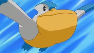 Pokémon Emerald Wingull evolves into Pelipper