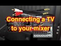 Tv sound to mixer