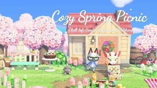 Chill Lofi • Cozy Spring Picnic w/ Raymond & Shino | Animal Crossing Amience [2 hour]