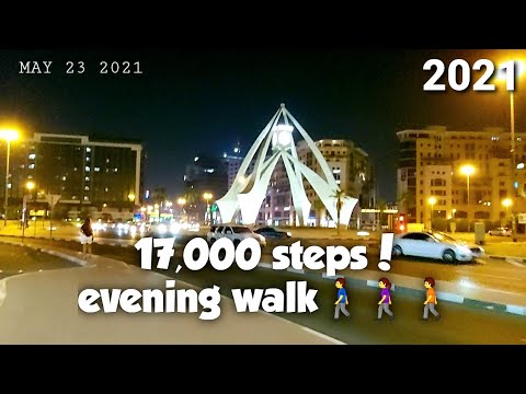 Evening walk | Deira Clock Tower, Dubai creek, boat ride to Al Seef, old market |17,000 steps!