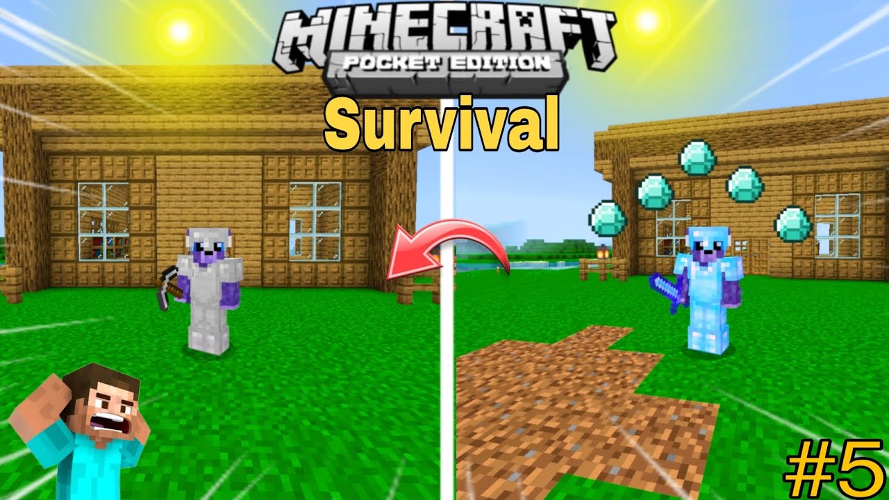 I completed my diamond armor in minecraft pe 1.19 #minecraftpe - YouTube
