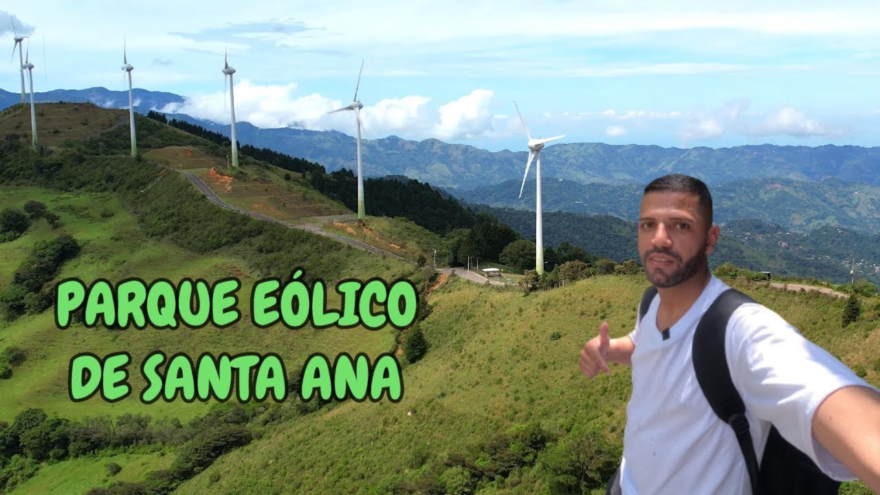 Visitando el PARQUE EÓLICO de SANTA ANA