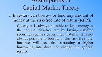 Introduction to asset pricing model 1