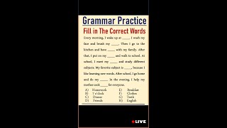 #live Grammar Practice || English With Sahil!