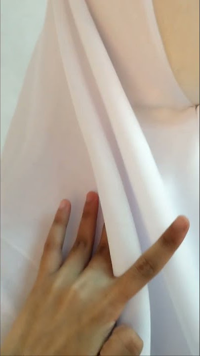 Kerudung Paris Segiempat Jilbab Sekolah SMP - Putih