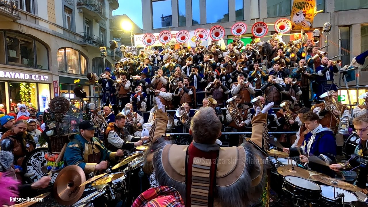 Rotsee-Husaren Ebikon | Live Guggenmusik Concert | Fasnacht Luzern 2024
