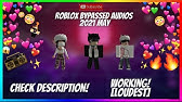 Rarest New Roblox Bypassed Audio Codes 2021 Mega Loud Doomshop Rare Youtube - be quiet audio geanashutup roblox