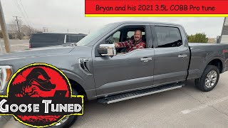 Bryan's Stock 2021 3.5L F150 makes some SERIOUS power, and MUCH better shifting on our tune!