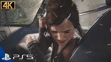 The Last of Us Part 1 - Ambush Scene | 4K Gameplay Clip