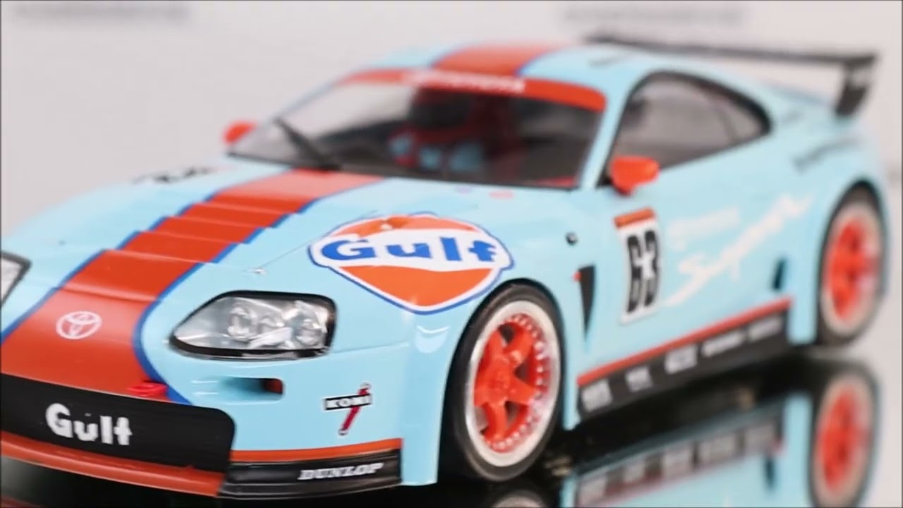 Revoslot 0266 Toyota Supra GT Gulf #63 Analog / Carrera Digital