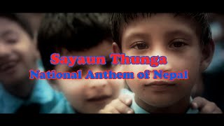 Video thumbnail of "Sayau Thunga : National Anthem of Nepal | Almoda"