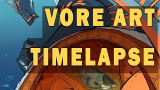Fintastic Voyage - Vore Art Timelapse