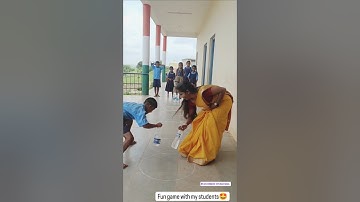 Fun with students🤩                         #school #kannada #shwetateacher