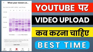 YouTube Per Video Upload Kab Karni Chaiye | YouTube Per Video Upload Karne Ka Sahi Tarika