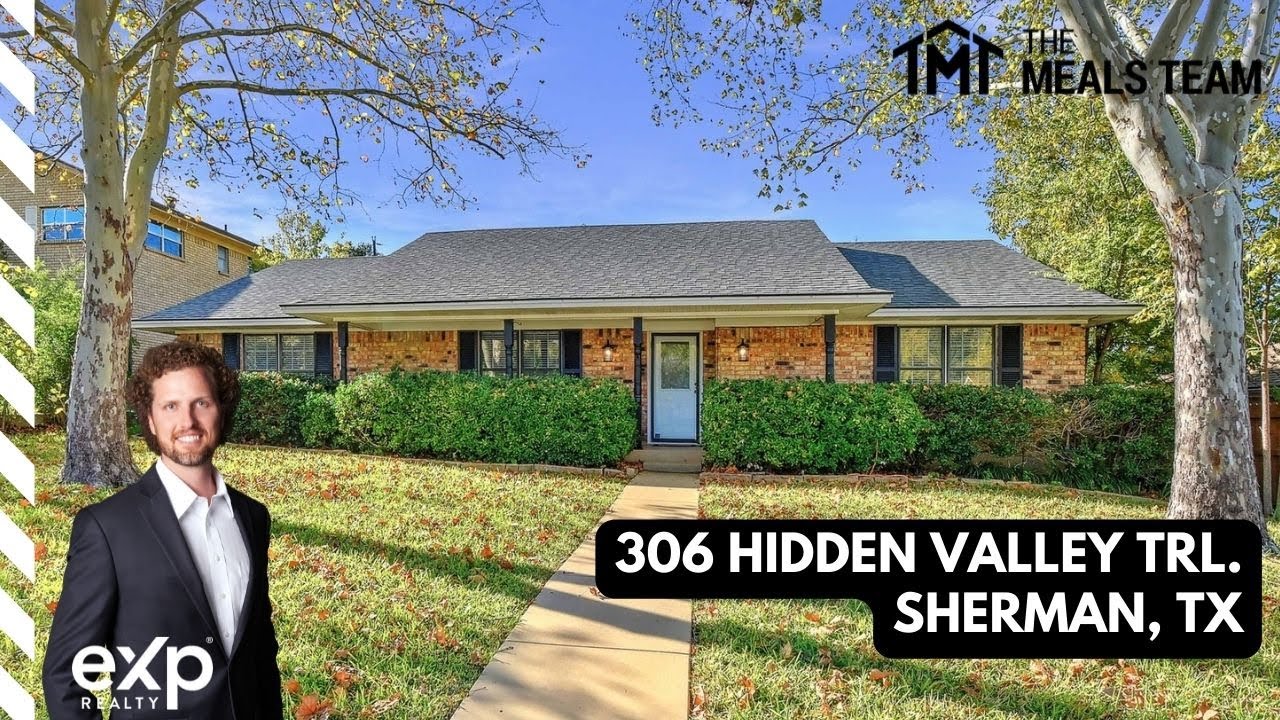 Homes For Sale in Sherman, TX 75092 306 Hidden Valley Trl., Sherman, TX YouTube