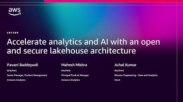 AWS re:Invent 2025 - Accelerate analytics and AI w/ an open and secure lakehouse architecture-ANT309