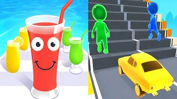 JUICE RUN VS SHAPE SHIFTING🔴🍺💫🔥❤️‍🔥🔥💥 ALL LEVELS GAMEPLAY #1