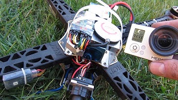 DJI Naza GPS SAW filter mod Test Hero3