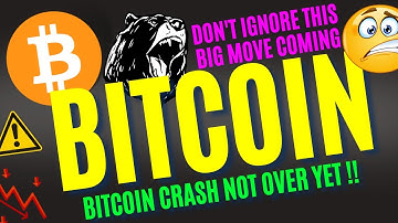 Must See Bitcoin Crash Update ⚠️ Bitcoin Price Prediction - BTC Update - Bitcoin Analysis - BTC News