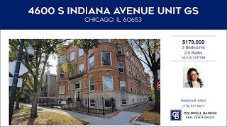 4600 S Indiana Avenue Unit GS, Chicago, Illinois Homes for Sale | www.coldwellhomes.com