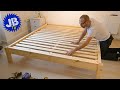 Comment fabriquer son propre cadre de lit en bois  super king size  diy