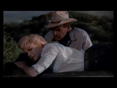 Marilyn Monroe Clark Gable Misfits 1961 Scene Colorized Remastered 4k 