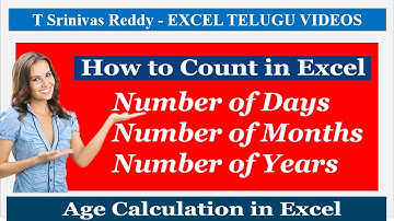 How to Calculate Number of Days, Months and Years in Excel || DATEDIF Function