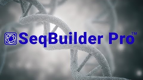 DNASTAR - SeqBuilder Pro: Molecular Biology Software