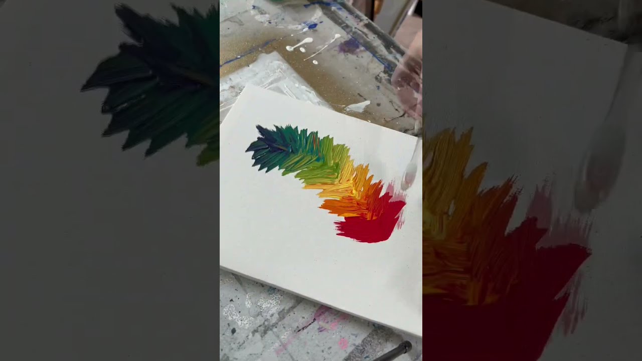 Abstract Acrylic Painting Tutorial For Beginners Step By Modern Art