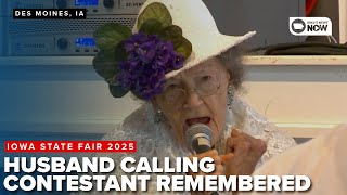 First year without beloved husband calling contestant at Iowa State Fair