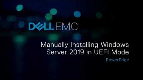 Installing Windows Server 2022 in UEFI mode manually for Dell PowerEdge R760xs