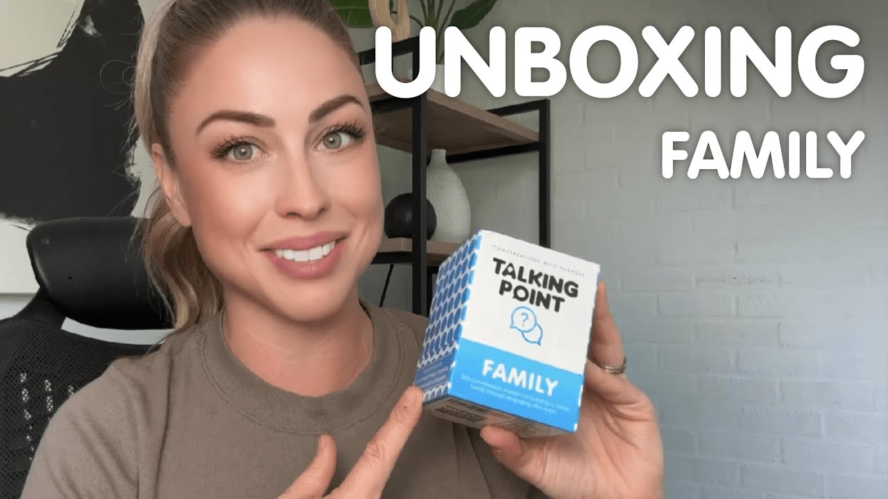Unboxing - Family Conversation Starter Cards