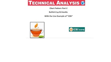 Chart Pattern Part 2. Bullish Cup & Handle With the Live Example of "Idbi".