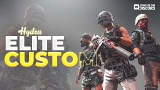 🔴 PUBG MOBILE LIVE l HYDRA Elite Customs l 300K FAM! 🙌 l !s TO SPONSOR 🎉