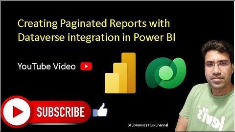 Power BI Paginated Report With Power Automate & D365