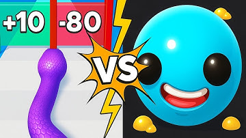 Snake Run Race 🐍 Vs Clash of Slimes 😀 Max level Gameplay Walkthrough 🔥 Part-5