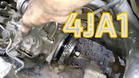 Pelepasan Pompa Injeksi Mesin Isuzu 4JA1