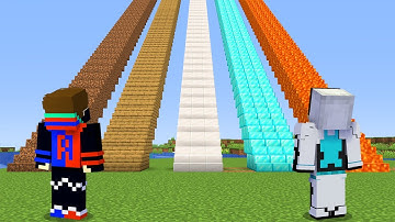 NOOB vs PRO Staircase Battle in Minecraft