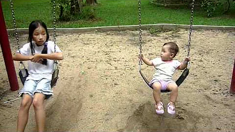 Cathryn Joyce swinging