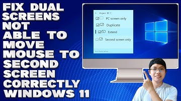 How To Fix Dual Screens Not Able To Move Mouse To Second Screen Correctly in Windows 10/11