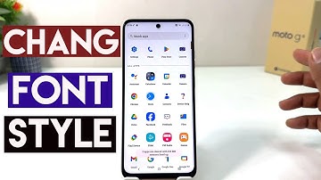 How to change font Style in Motorola Moto G15