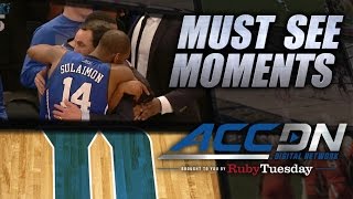 Duke's Mike Krzyzewski Celebrates 1,000th Win | ACC Must See Moment