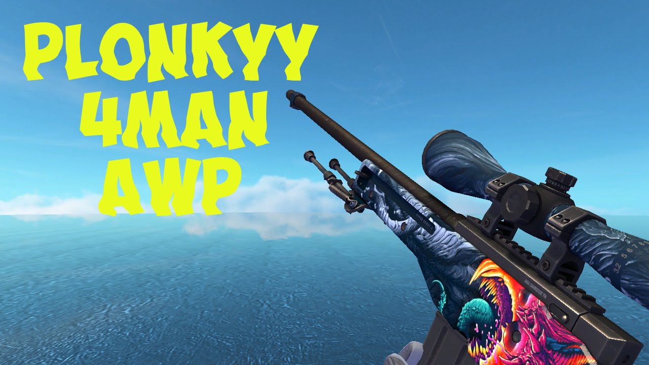CS:GO | plonkyy 4man awp with noscopes on STREAM