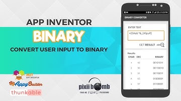 App Inventor: Binary Converter