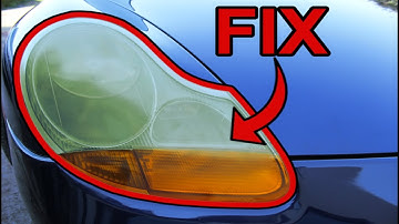 How to PERMANENTLY Fix Cloudy  Headlights with Drill, Autoglym Headlight Restoration Kit,3M Coating