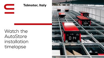 Telmotor, Italy: Watch the AutoStore installation timelapse