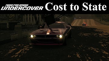 NFS Undercover Tracks - Cost to State Events