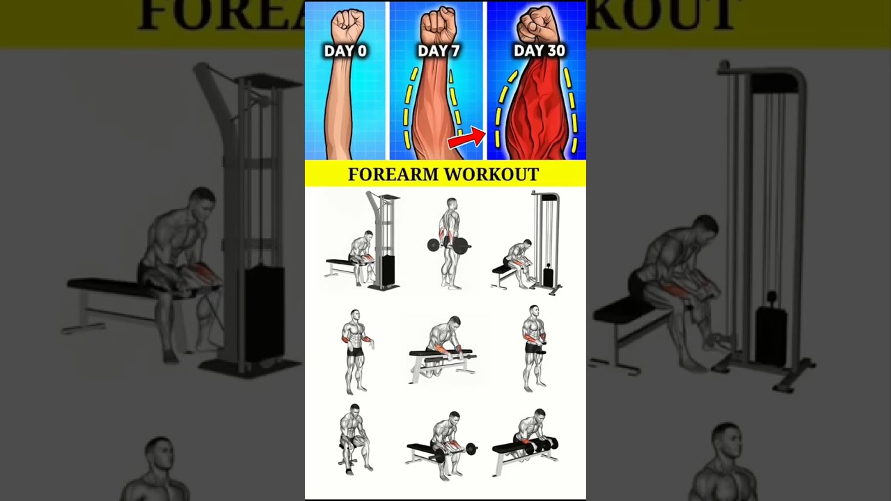 Must Try Forearm Workout Build Thick Powerful Arms In The Gym 